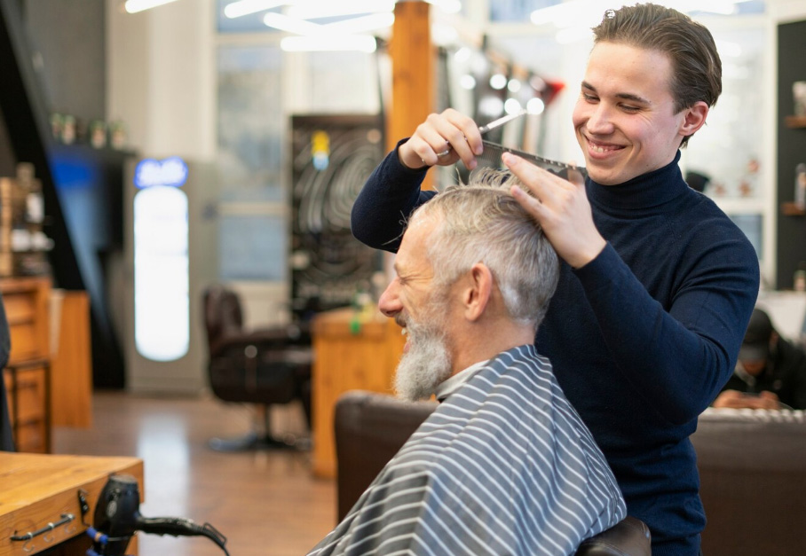 hospice hair cutting